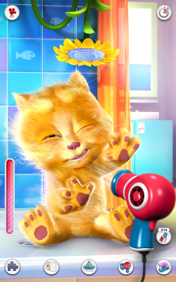 Screenshot of the application Talking Ginger - #3