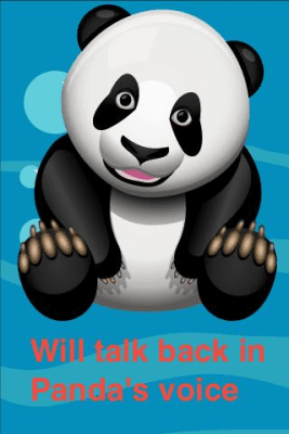 Screenshot of the application Talking Panda - #2
