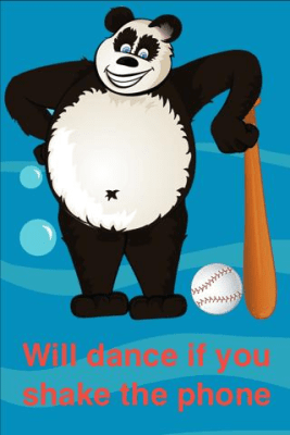 Screenshot of the application Talking Panda - #3