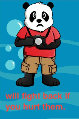 Screenshot of the application Talking Panda - #4