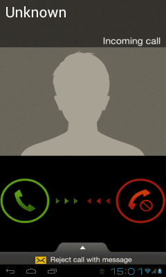 Screenshot of the application Fake incoming calls - #1