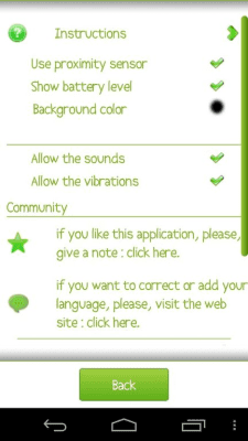 Screenshot of the application Fake stun gun - #5