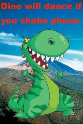 Screenshot of the application Talking Dinosaur - #3