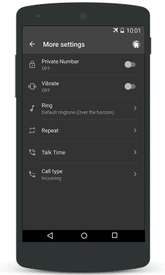 Screenshot of the application Fake Call & SMS - #8