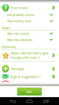 Screenshot of the application Electric shaver - #6