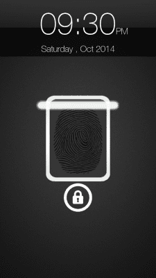 Screenshot of the application Fingerprint Screen Lock Prank - #1