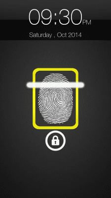 Screenshot of the application Fingerprint Screen Lock Prank - #3