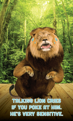 Screenshot of the application Talking Lion - #4