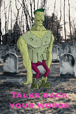 Screenshot of the application Talking Zombie - #3