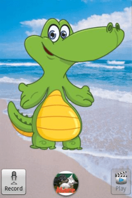 Screenshot of the application Talking Alligator - #3