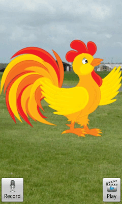 Screenshot of the application Talking Rooster - #4