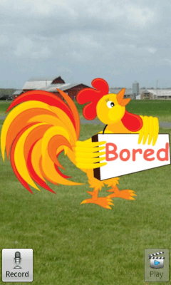 Screenshot of the application Talking Rooster - #5