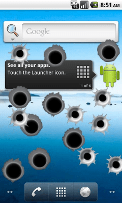 Screenshot of the application Shoot Phone Prank - #2