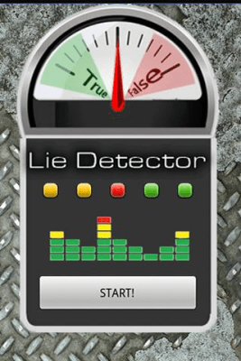 Screenshot of the application Lie Detector Prank - #1