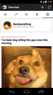 Screenshot of the application 9GAG First - #4