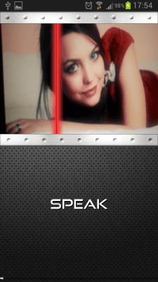 Screenshot of the application Camera Lie Detector - #1