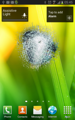 Screenshot of the application Crack Your Screen Prank - #5