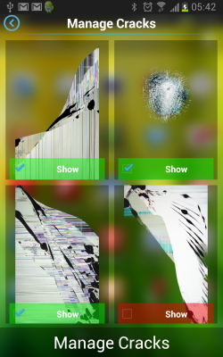 Screenshot of the application Crack Your Screen Prank - #7