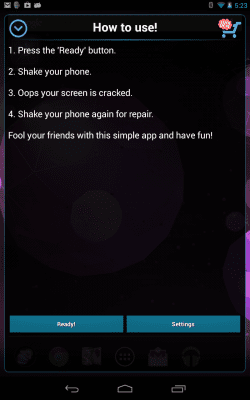 Screenshot of the application Crack Your Screen Prank - #9