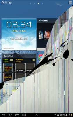 Screenshot of the application Crack Your Screen Prank - #14