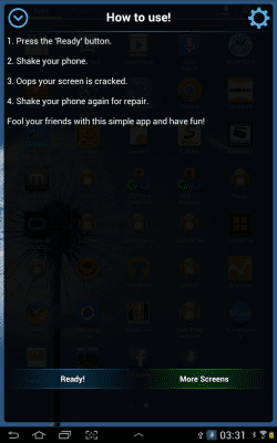 Screenshot of the application Crack Your Screen Prank - #19