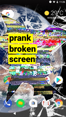 Screenshot of the application Broken Screen Crack Prank App - #2