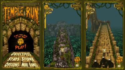 Screenshot of the application Temple Run - #8