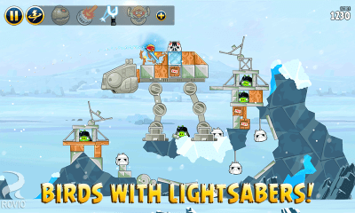 Screenshot of the application Angry Birds Star Wars - #2