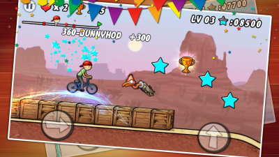 Screenshot of the application BMX Boy - #3