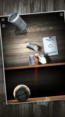 Screenshot of the application Can Knockdown - #1