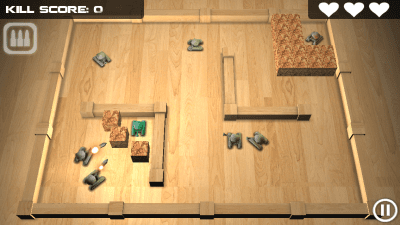 Screenshot of the application Tank Hero - #1