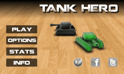 Screenshot of the application Tank Hero - #4