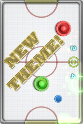 Screenshot of the application Glow Hockey 2 - #2