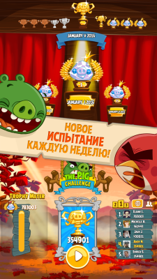 Screenshot of the application Angry Birds Seasons - #4