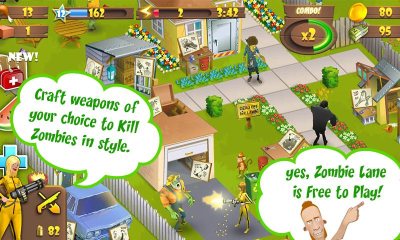 Screenshot of the application Zombie Lane - #6