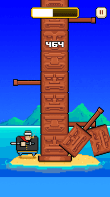 Screenshot of the application Timberman - #4