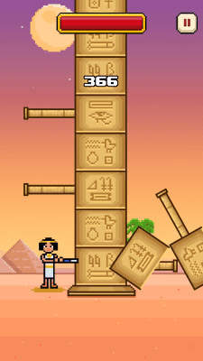 Screenshot of the application Timberman - #5
