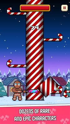 Screenshot of the application Timberman - #8