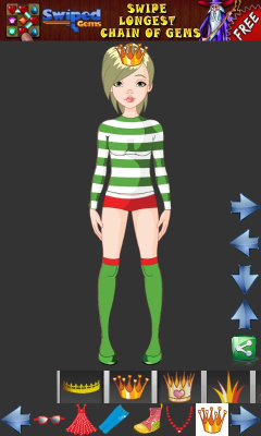 Screenshot of the application Dress the Princess - #3