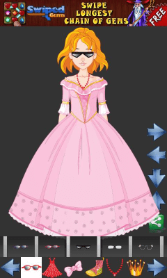 Screenshot of the application Dress the Princess - #5
