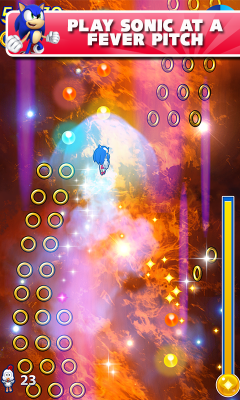 Screenshot of the application Sonic Jump Fever - #2