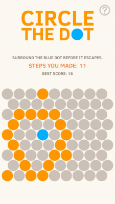 Screenshot of the application Circle The Dot - #1