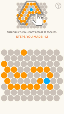 Screenshot of the application Circle The Dot - #2