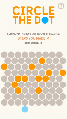 Screenshot of the application Circle The Dot - #4