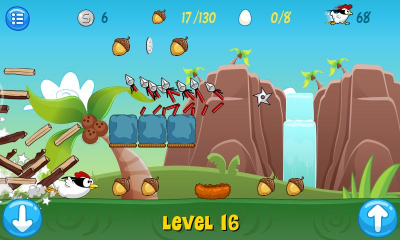 Screenshot of the application Ninja Chicken Ooga Booga - #5