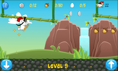 Screenshot of the application Ninja Chicken Ooga Booga - #7
