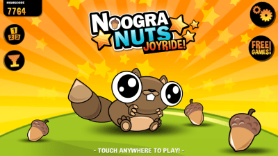 Screenshot of the application Noogra Nuts Joyride - #1