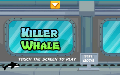 Screenshot of the application Killer Whale 2D Platform Game - #1