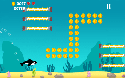 Screenshot of the application Killer Whale 2D Platform Game - #2