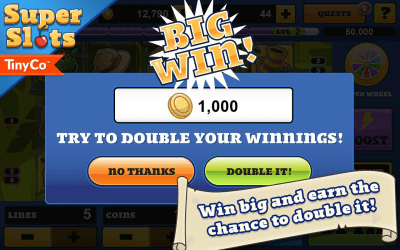 Screenshot of the application Super Slots - Slot Machines - #4